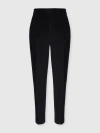 Missoni Straight Pants With Zigzag Pattern In Black