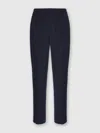 Missoni Straight Pants With Zigzag Pattern In Blue