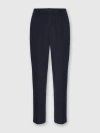 Missoni Straight Pants With Zigzag Pattern In Blue