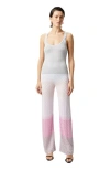 Missoni Straight Trousers In Gradient Chevron Viscose In Multicoloured 1