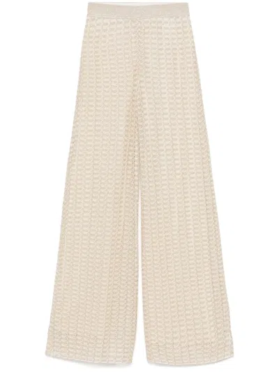 Missoni Straight Trousers In Sbc Gold Cream