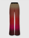 Missoni Gerade Hose Mit Dégradé-chevron-motiv In Multicoloured
