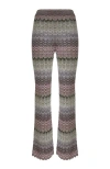 Missoni Gerade Hose Mit Zick-zack-lamé Mit Blendmuster In Multicoloured 2