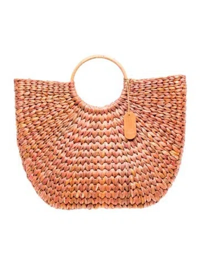 Pre-owned Missoni Straw Tote In Brown
