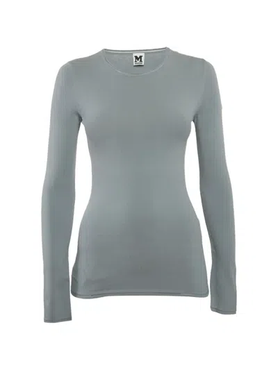 Pre-owned Missoni Stretch-knit Sweatshirt In Gray