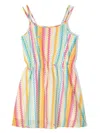 Missoni Stripe-pattern Dress In Yellow
