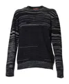 Missoni Stripe-print Cashmere Jumper In Black