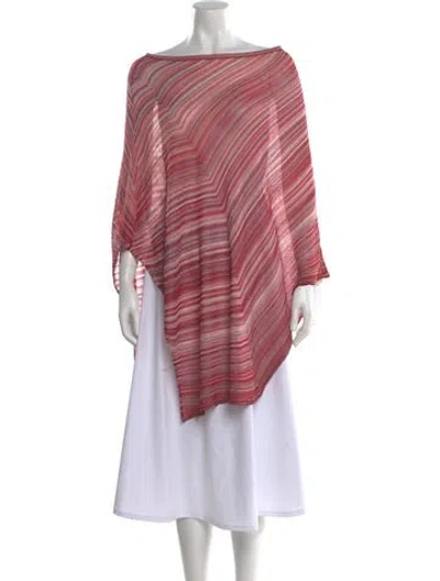 Pre-owned Missoni Striped Bateau Neckline Sweater