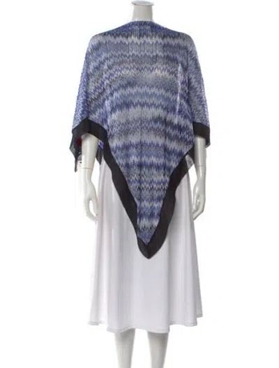Pre-owned Missoni Striped Bateau Neckline Sweater In Multi