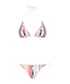 Missoni Flamed Viscose Bikini In Multi-color