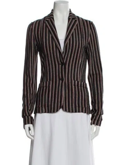 Pre-owned Missoni Striped Blazer In Multi