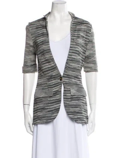 Pre-owned Missoni Striped Blazer In Multi