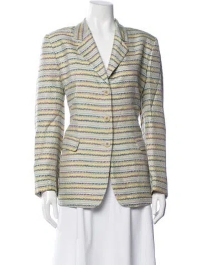 Pre-owned Missoni Striped Blazer In Multi