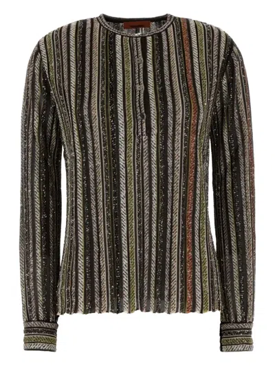 MISSONI STRIPED BLOUSE