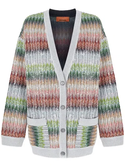 MISSONI STRIPED CARDIGAN