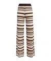 Missoni Crochet-knit Cotton-blend Wide-leg Pants In Multi-color