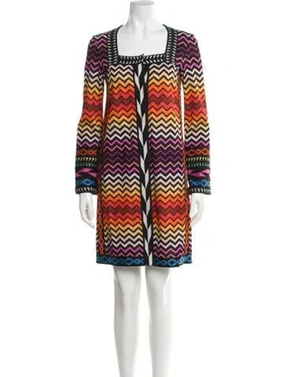 Pre-owned Missoni Striped Coat In Multi