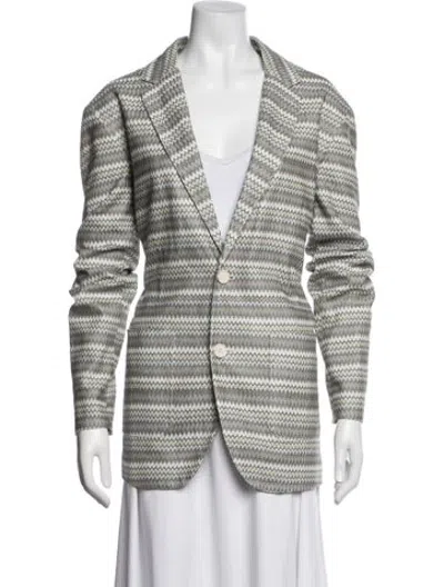 Pre-owned Missoni Striped Coat W/ Tags In Multicolor