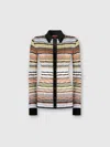 Missoni Stripe Button Down Shirt In Blue
