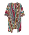 Missoni Women's Striped Kaftan | Size Small | Mc23sq03br00zzs208h In Multicolor