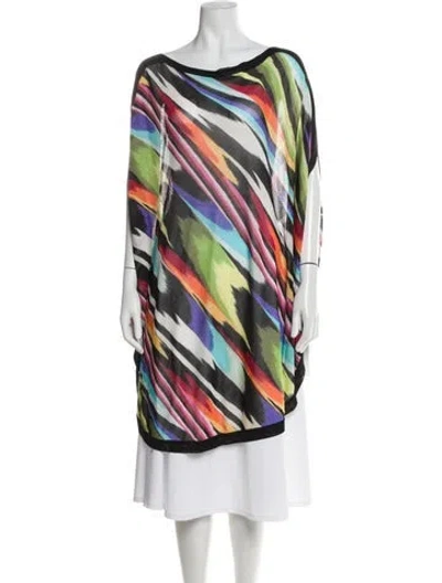 Pre-owned Missoni Striped Cover-up In Black
