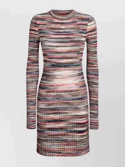 Missoni Striped Short Dress In Multi