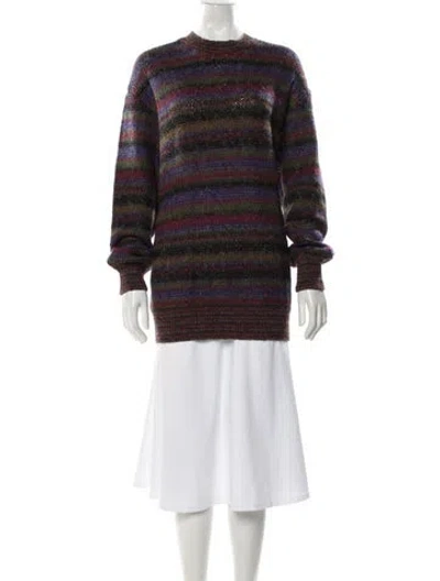 Pre-owned Missoni Striped Crew Neck Sweater In Multi