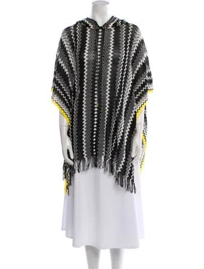 Pre-owned Missoni Striped Crew Neck Sweater W/ Tags In Gray