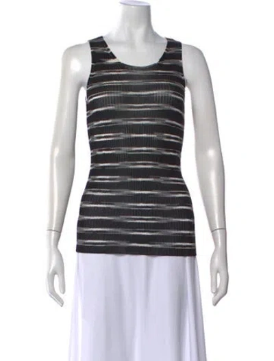Pre-owned Missoni Striped Crew Neck Top In Multi