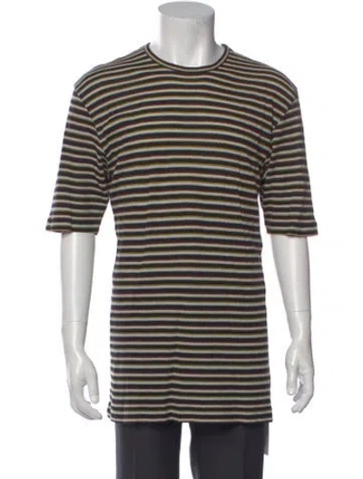 Pre-owned Missoni Striped Crew Neck T-shirt In Multi