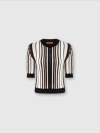 Missoni Striped Crochet Sweater Sweaters And Cardigans Multicolor In Multicoloured