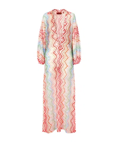 Missoni Striped Crochet-knit Coverups In Multi