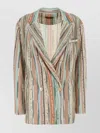 Missoni Striped Double-breasted Blazer Jacket