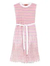 Missoni Striped Dress In Pink