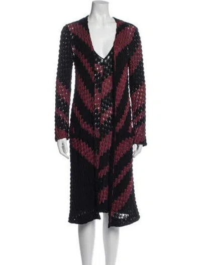 Pre-owned Missoni Striped Dress Set In Black