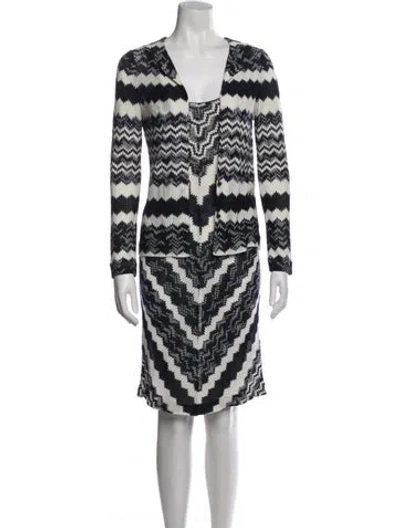 Pre-owned Missoni Striped Dress Set In Multi