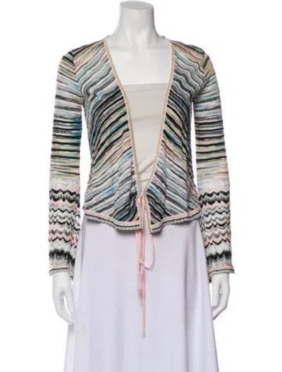 Pre-owned Missoni Striped Evening Jacket In Multi