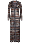 Missoni Striped Fine-knit Maxi Cardigan In Multicoloured