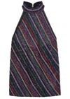 Missoni Striped Fine-knit Top In Multi