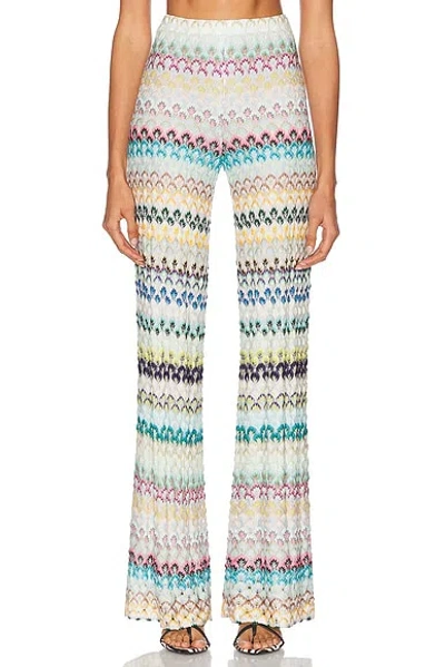 Missoni Striped Flare Trouser In Multi