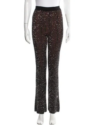 Pre-owned Missoni Striped Flared Pants In Multicolor