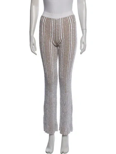 Pre-owned Missoni Striped Flared Pants In Multicolor
