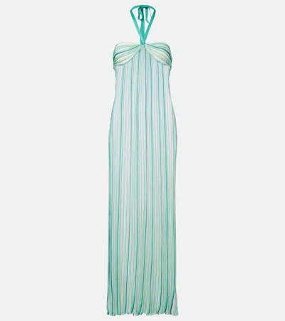 Missoni Long Cover Up Dress In Blue