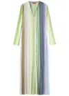 Missoni Multicolor Viscose Blend Long Cardigan In Multicoloured