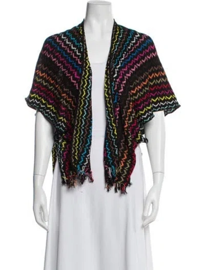 Pre-owned Missoni Striped Jacket In Black