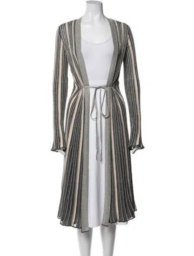 Pre-owned Missoni Striped Jacket In Neutrals