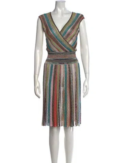 Pre-owned Missoni Striped Knee-length Dress
