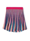 Missoni Multicoloured Laminated Knit Mini Skirt In Blue