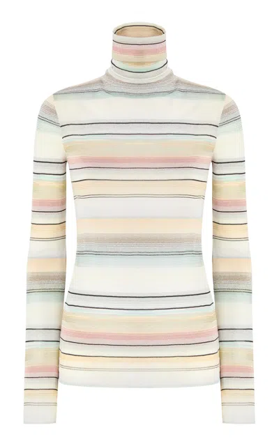 Missoni Striped Knit Sweater In Multi
