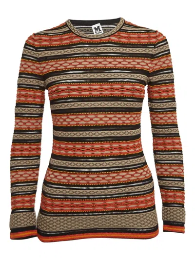 Pre-owned Missoni Striped Knit Top